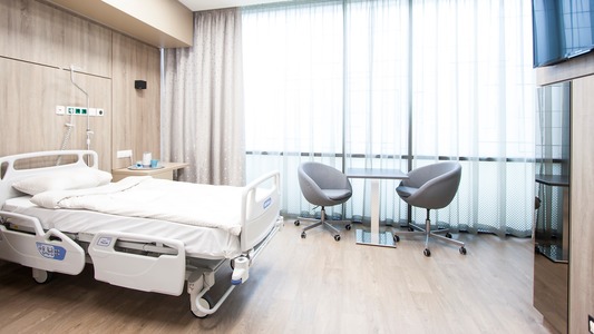 Premium class ward in Medicover Clinic Hungary